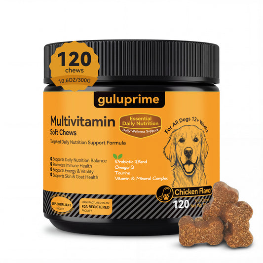 Dog Multivitamin Chews – Multivitamin for Dogs Daily Wellness Support