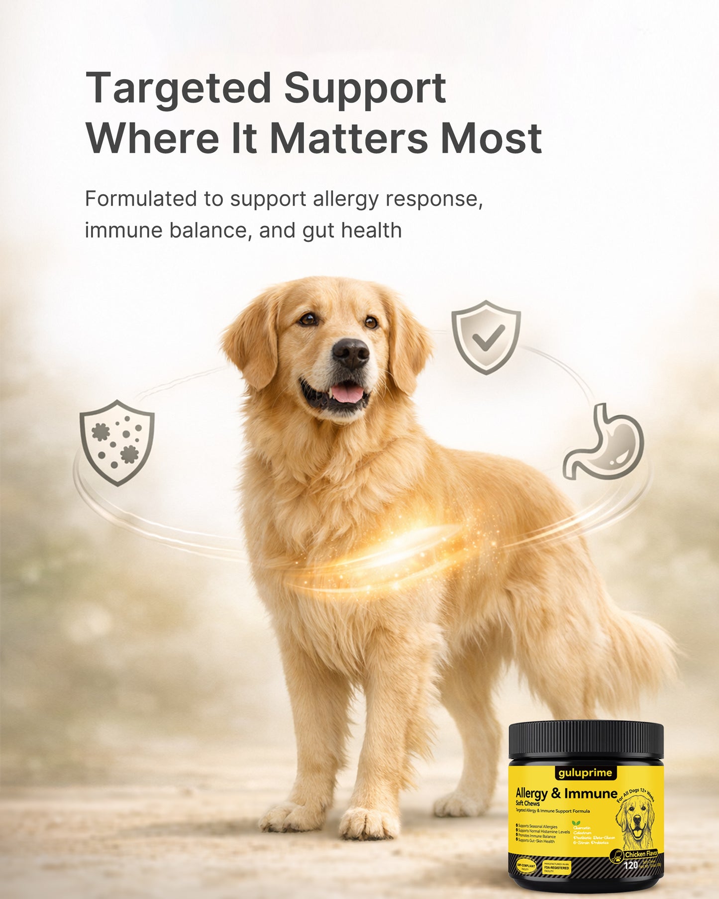 Dog Allergy Relief Chews – Allergy & Immune Support for Dogs