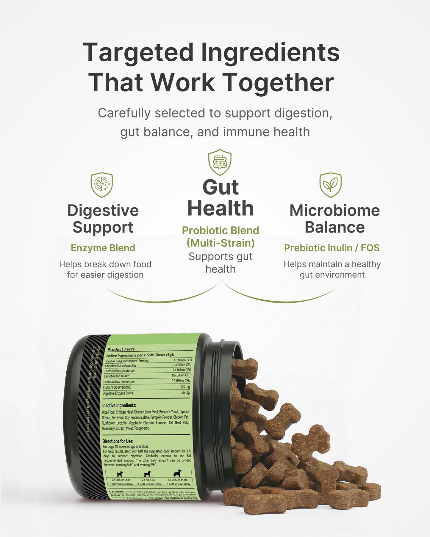 Dog Probiotic Chews – Probiotics for Dogs Gut Health Support