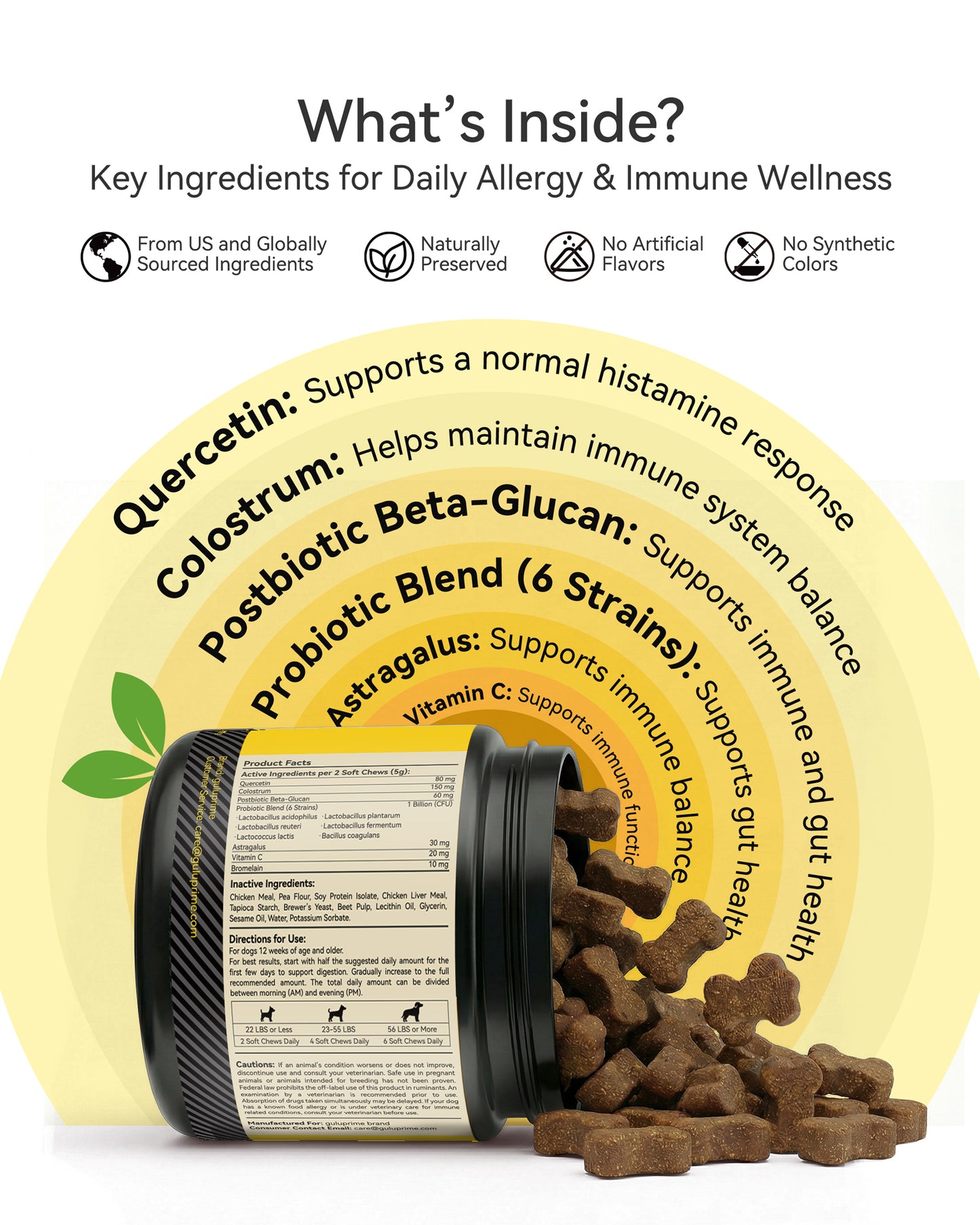 Dog Allergy Relief Chews – Allergy & Immune Support for Dogs