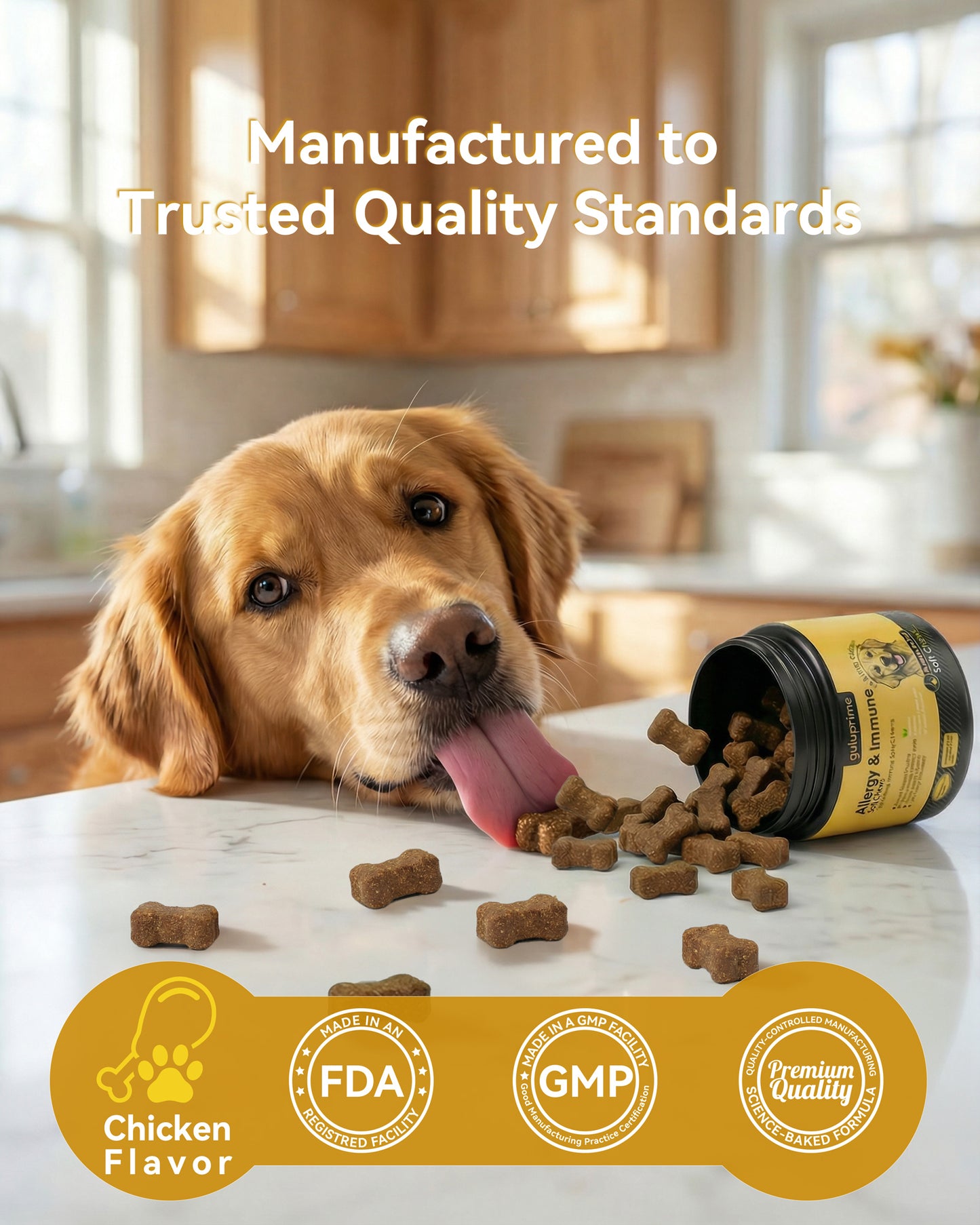 Dog Allergy Relief Chews – Allergy & Immune Support for Dogs